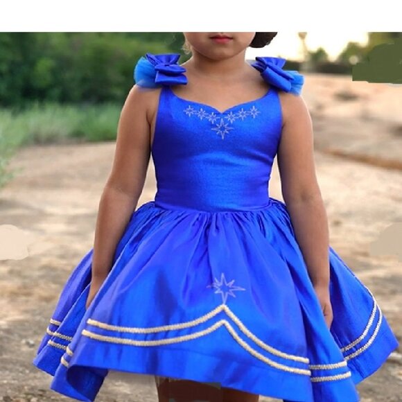 NEW Dollcake Glitz Gleam Royal Blue Dress Holiday Nutcracker Special Occasion 8 - Picture 4 of 4